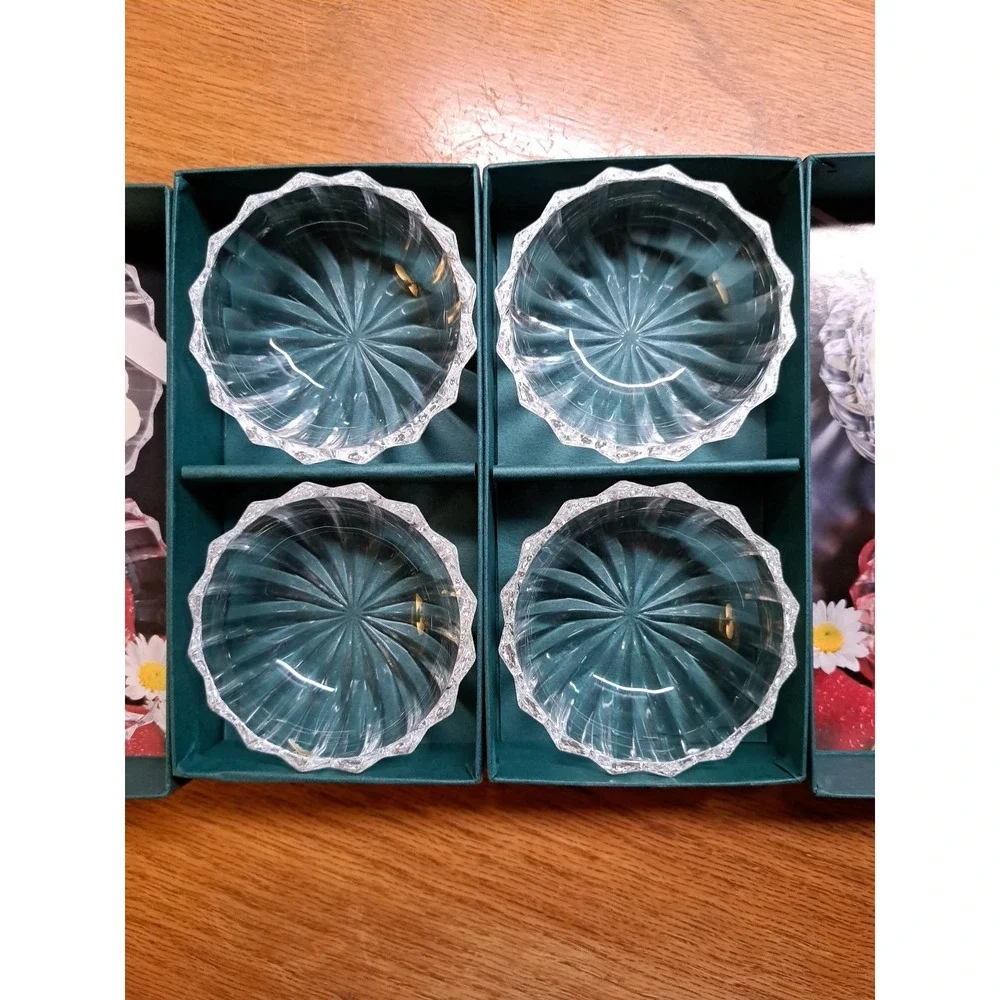 Mikasa Sunbeam Crystal Condiment Bowls Set Of 4, 3